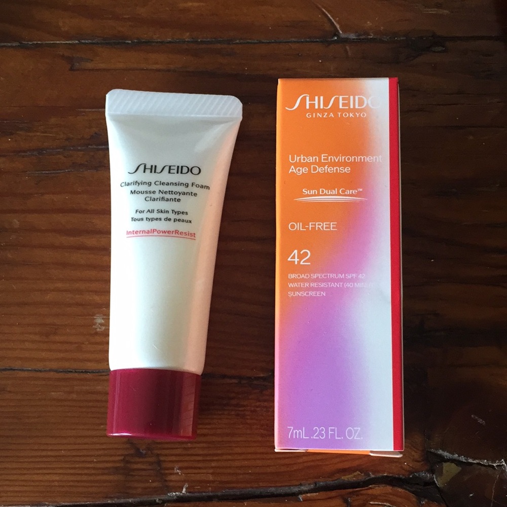 Shiseido Cleansing Foam & Urban Age Defense SPF 42